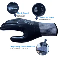 Waterproof Nitrile Coated Work Gloves thumbnail 5