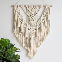 Macrame Woven Boho Wall Hanging thumbnail 1