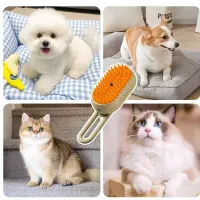 Pet Steam Spray Massage Bath Brush thumbnail 2