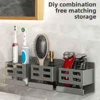 Aluminum Bathroom Storage Rack thumbnail 1