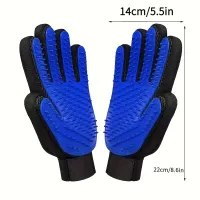 2-in-1 Pet Grooming Gloves Set thumbnail 3