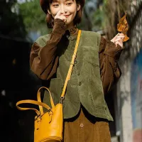 Vintage Corduroy Vest for Women thumbnail 2