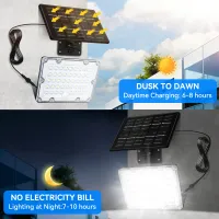 Solar Motion Sensor Floodlight thumbnail 4