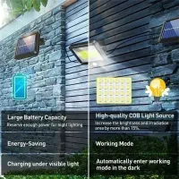 160 COB LED Solar Security Light thumbnail 3