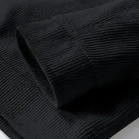 Men's Black Corduroy Trucker Jacket thumbnail 3