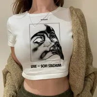 The Weeknd Crop Top Corset Tee thumbnail 3