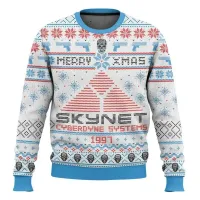Terminator Ugly Xmas Sweater 3D Print thumbnail 4