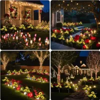 Solar Sunflower Stake Lights thumbnail 3