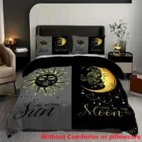 Boho Sun & Moon Duvet Cover Set thumbnail 6