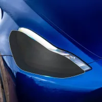 Smoked Tesla Headlight PPF Film thumbnail 1