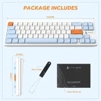 AJAZZ AKL680 68-Key RGB Mechanical Keyboard thumbnail 6