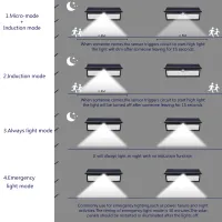 Solar Motion Sensor Outdoor Lights thumbnail 4
