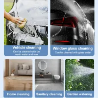Electric Foam Spray Bottle Car Wash Cannon thumbnail 5