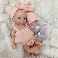 10" Meadow Silicone Reborn Doll Pink Outfit thumbnail 5