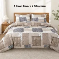 Boho Patchwork Duvet Cover Set thumbnail 2