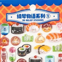 3D Puff Food Stickers for Kids thumbnail 4