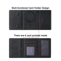 Magnetic Leather Wallet Case for iPhone thumbnail 5