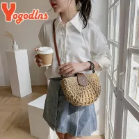 Yogodlns Summer Straw Crossbody Bag thumbnail 4