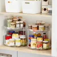 2-Tier Stackable Lazy Susan Organizer thumbnail 6