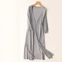 Women's Long Knitted Sun Protection Cardigan thumbnail 4