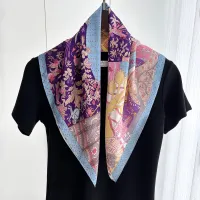 Luxury Silk Square Scarf thumbnail 3