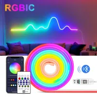RGBIC Neon Rope Lights with APP & Music Sync thumbnail 1
