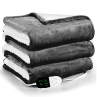 Soft 50x60 Electric Heated Throw Blanket thumbnail 1