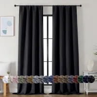 Blackout Curtain Panel - Thermal Insulated thumbnail 1