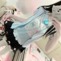 Japanese Petite Butterfly Print Top thumbnail 5