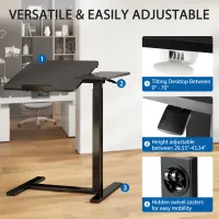 JHK Overbed Bedside Flip Lap Desk thumbnail 3