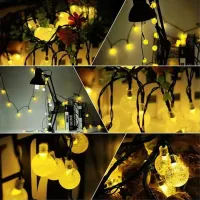 Solar Crystal Fairy String Lights thumbnail 3