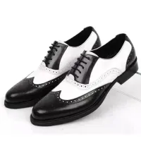 Mixed Colors Retro Mens Dress Shoes thumbnail 1