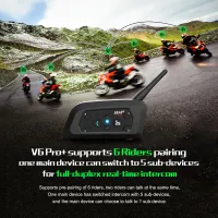 EJEAS V6 PRO+ Motorcycle Bluetooth Intercom thumbnail 5