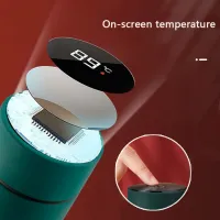 Retro Smart Insulated Vacuum Flask with LED Temperature Display thumbnail 3