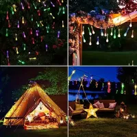 Solar Raindrop Outdoor Lights thumbnail 2