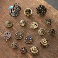 Vintage Brass Lotus Incense Burner thumbnail 2