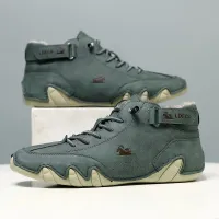 Men's Leather Luxury High-Top Boots thumbnail 3