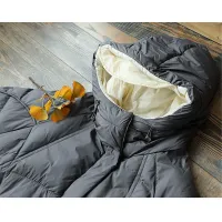 Women's Long Hooded Down Puffer Coat thumbnail 6