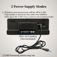 Voice Control LED Alarm Clock thumbnail 3