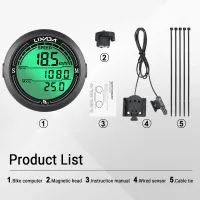 Wired Waterproof Bike Speedometer thumbnail 3