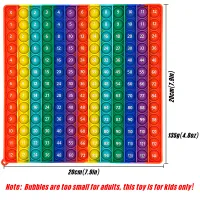 12x12 Multiplication Bubble Fidget Math Toy thumbnail 2
