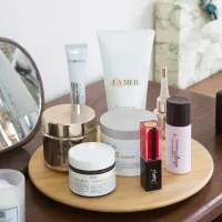 10" Bamboo Lazy Susan Organizer thumbnail 3