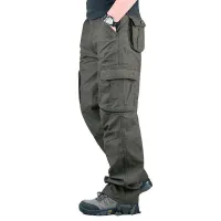 Men's Tactical Cargo Pants - Outdoor Work Trousers thumbnail 3