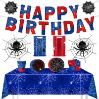 Spider Party Tableware & Decor Set thumbnail 1