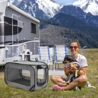 Foldable Pop-Open Pet Travel Crate thumbnail 3