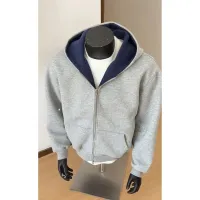 Men's Double Zipper Hooded Cardigan thumbnail 1