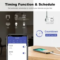 WiFi Smart Plug Dual Outlet 16A EU thumbnail 3