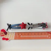 Korean Red Heart Hair Clips & Scrunchies Set thumbnail 4