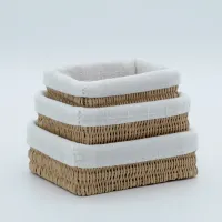 Mini Rattan Basket 3-Piece Dollhouse Set thumbnail 2
