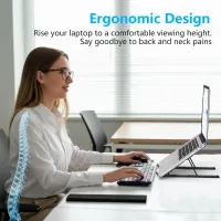Adjustable Foldable Laptop Stand thumbnail 2